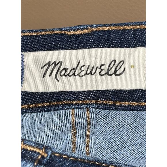 Madewell Jeans Womens 23 Blue 10-Inch High Rise Skinny Jeans Hayes Wash - Picture 2 of 7
